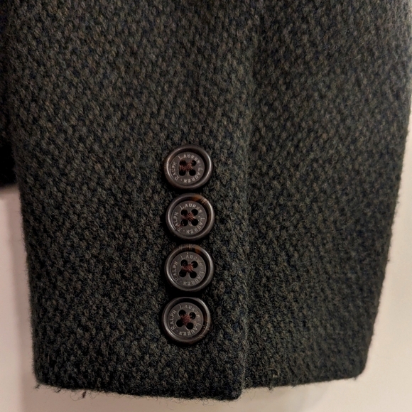 Dark forest green Lauren Ralph Lauren wool jacket - Picture 3 of 3